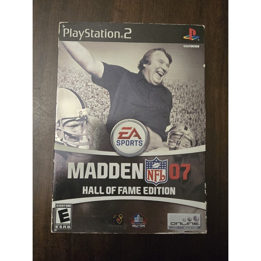 Madden NFL 07: Hall of Fame Edition (Sony PlayStation 2‎ PS2, 2006) Complete